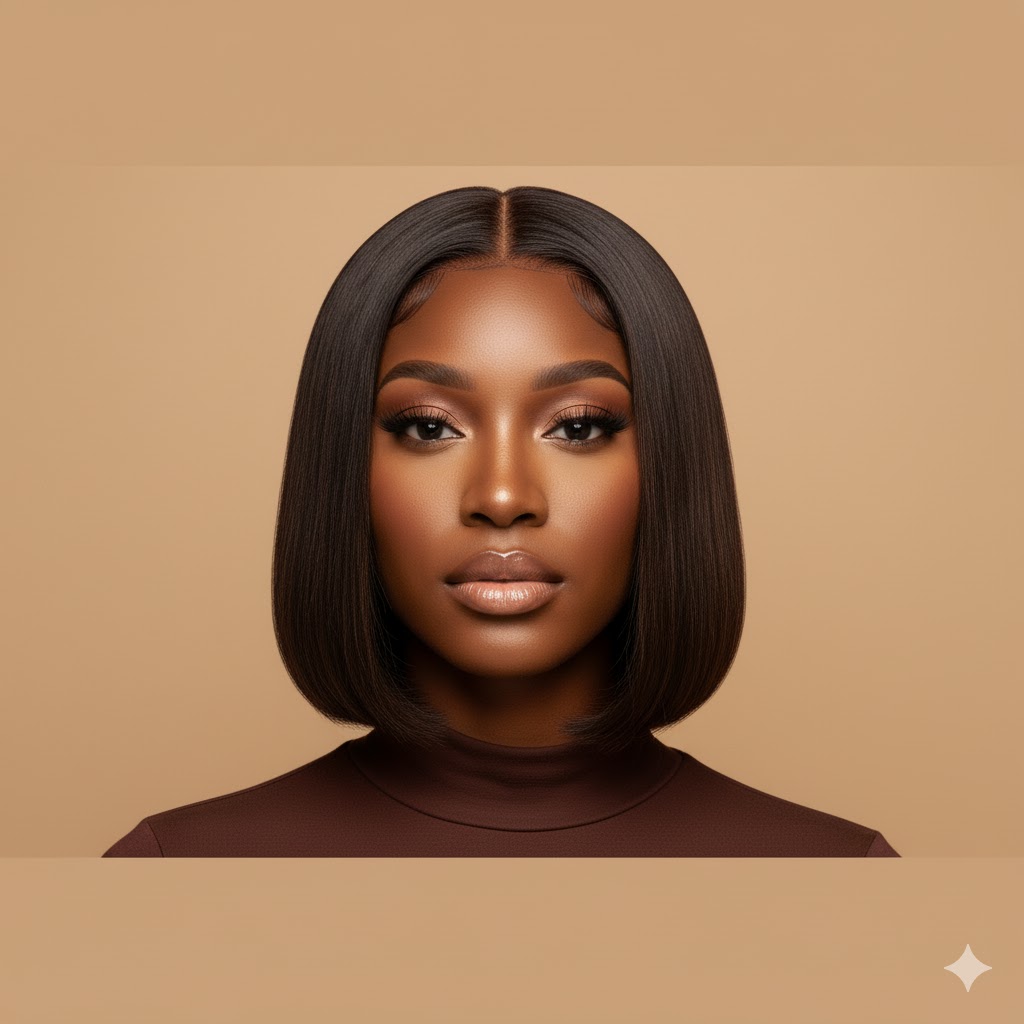 Short sophisticated bob wig