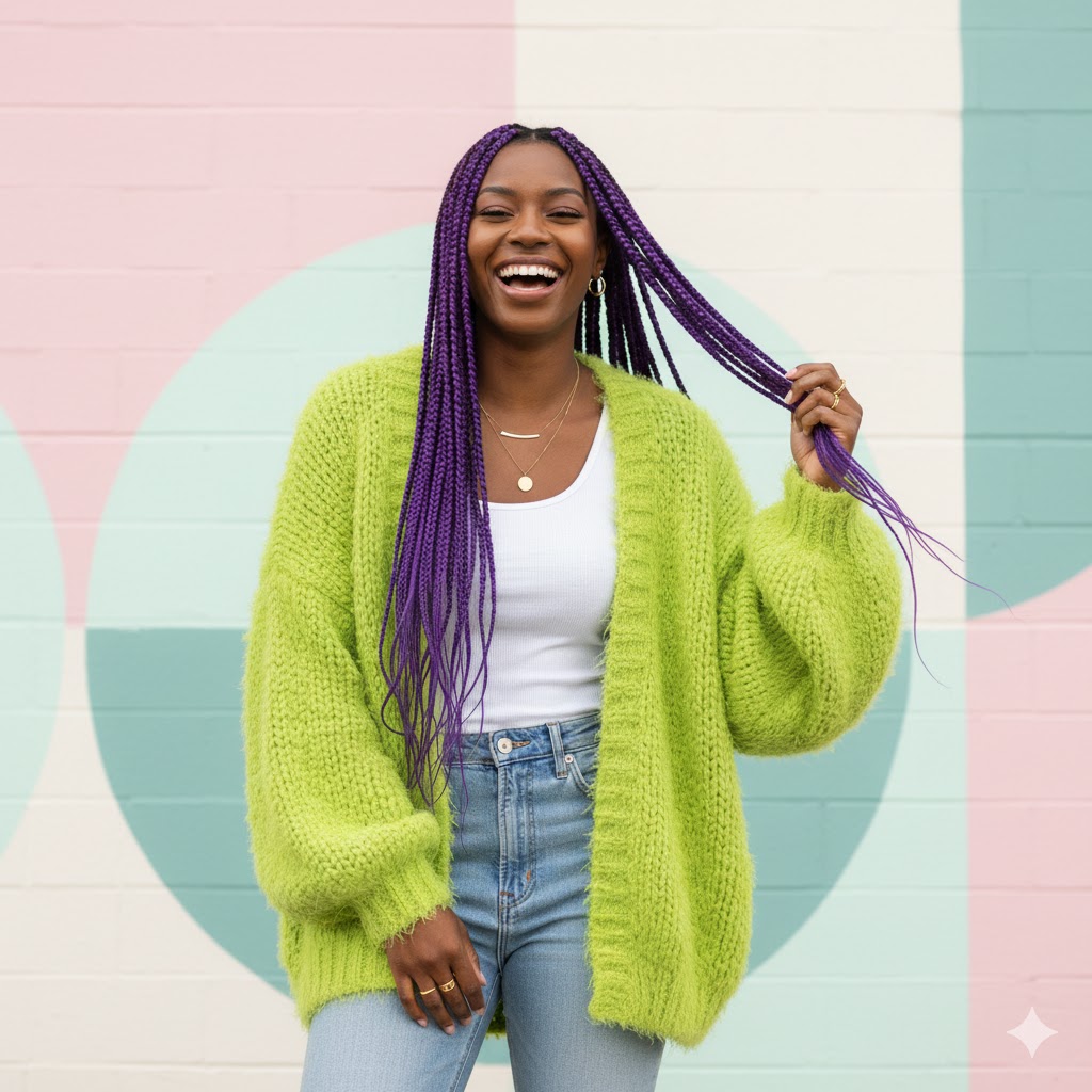 Fluffy Pink Cardigan