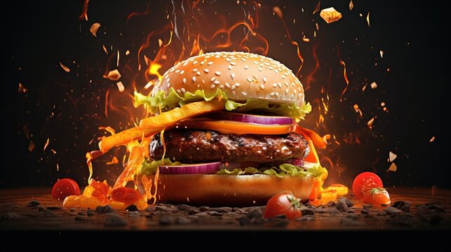 A delicious SuperBurger Meal